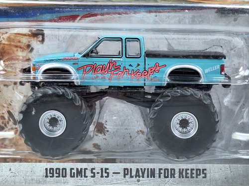 1990 Gmc S15 Playin For Keeps Esc 1:64 Greenlight