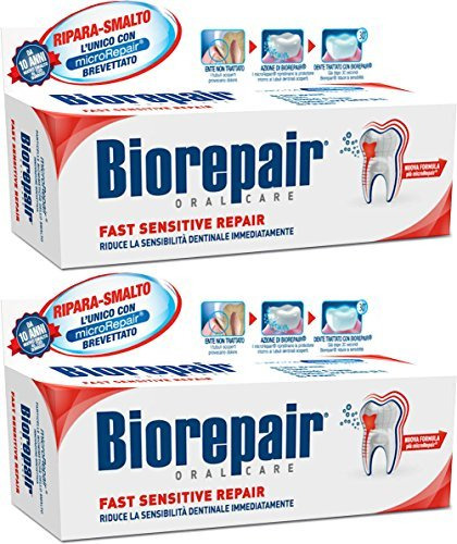 Biorepair: Pasta De Dientes  Fast Sensitive Repair  Con Micr