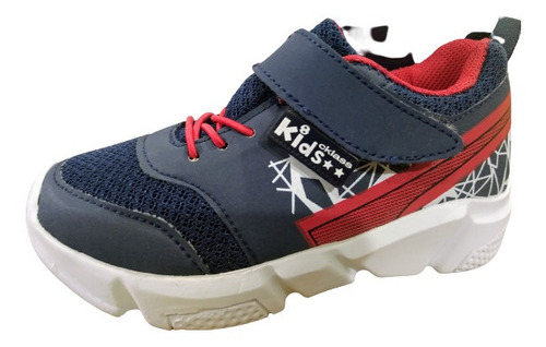 Tenis Para Niño Azul Con Rojo Cklass 357-30 Oferta