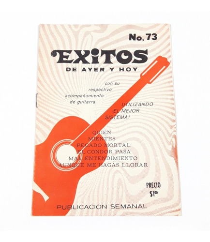 Éxitos De Ayer Y Hoy - No. 73 / Acordes Para Guitarra