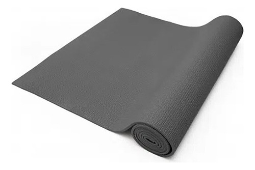 Yoga Mat Tapete De Yoga Pvc 5mm Yogap 0,60x1.66m Cor Cinza