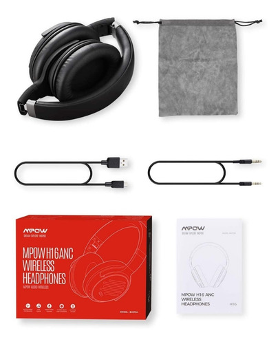 Audifonos Bluetooth Noise Cancelling Headphone Mpow H16 30h