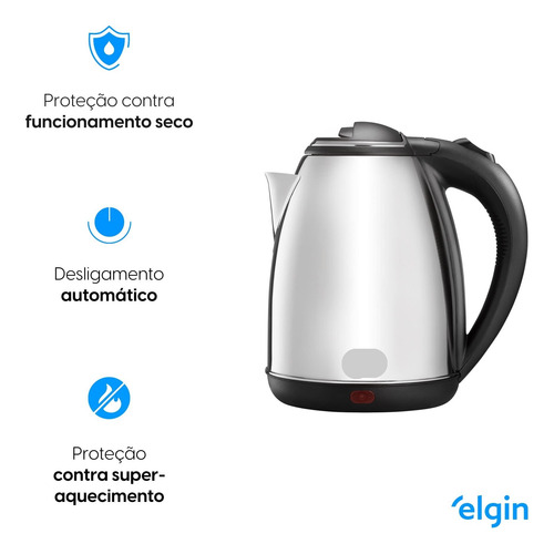 Hervidor Eléctrico Inalámbrico De Acero Inoxidable De 1,8 L