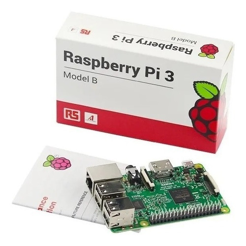 Imagem 1 de 3 de Raspberry Pi3 Pi 3 Model B Quadcore 1.2ghz Com Caixa E Manua