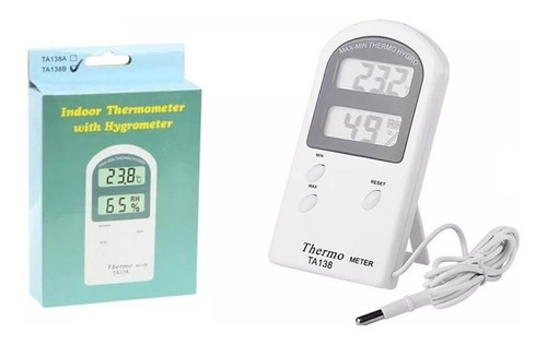 Termometro Higrometro Digital Sonda T° Y Humedad + Envió
