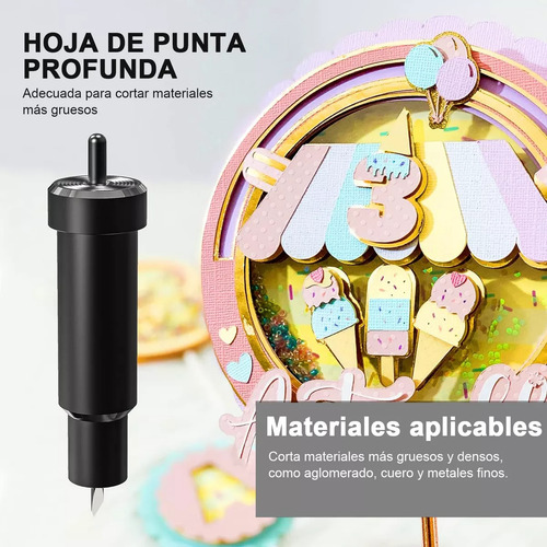 Navaja De Corte Profundo Más Ensamblaje Cricut 45°