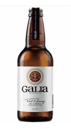 Cerveza Artesanal Galia Brewing Co. Red Honey. 500cc.