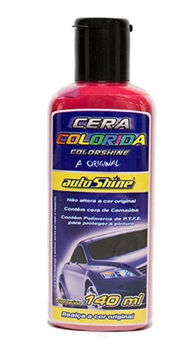 Cera Colorida Autoshine 140g - Várias Cores 