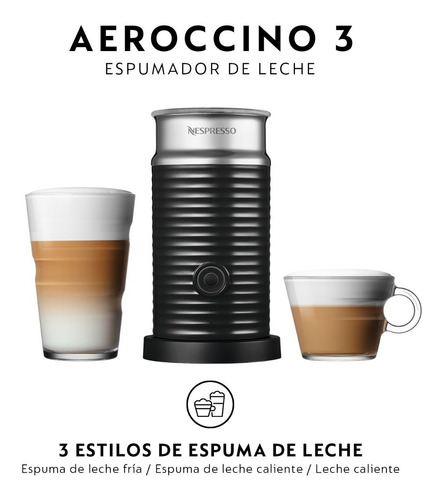 Imagen 4 de 10 de Cafetera Nespresso Essenza Mini Con Espumador De Leche