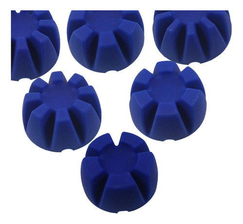 6 Piezas De Modelos De Silicona Con Base De Flores Para