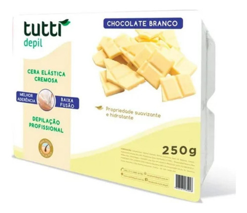 Cera Cremosa Para Depilação Chocolate Branco 250g Ja