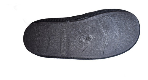 Pantuflas Babuchas Hombre Y Mujer. Hechizo. Negro Con Rojo