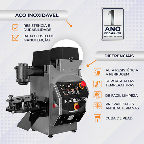 Máquina De Fazer Salgados E Doces 7g-250g Compacta Print