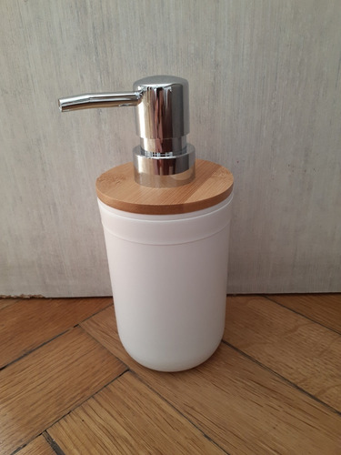 Imagen 4 de 7 de Dispenser, Dosificador De Detergente Jabón Liquido Bambú