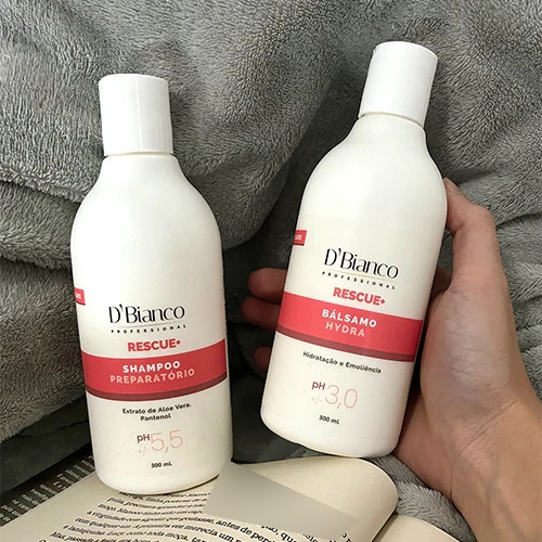 Shampoo Preparatório Rescue+ D'bianco 300ml