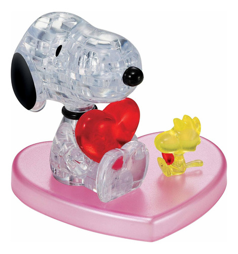 Rompecabezas 3d De Cristal En De Bed Snoopy Loves Woods Rmd2