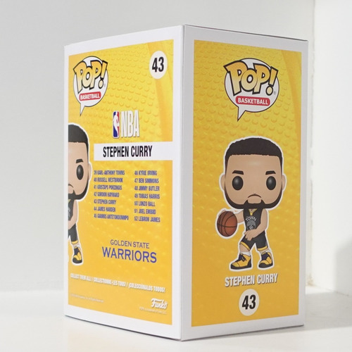 Funko Pop! Nba: Golden State Warriors - Stephen Curry 43 (Usado)