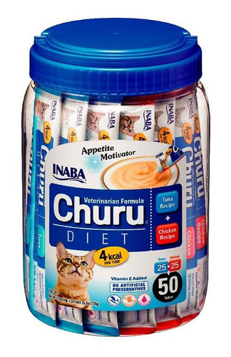 Inaba Churu Diet Para Gatos 50 Tubitos