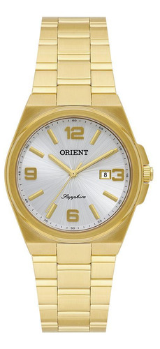 Relógio Orient Feminino Slim Dourado 32mm - Calendário