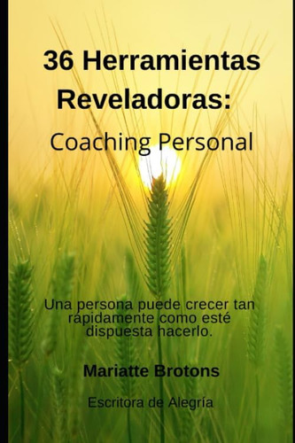 Libro: 36 Herramientas Reveladoras: Coaching Personal: Una P