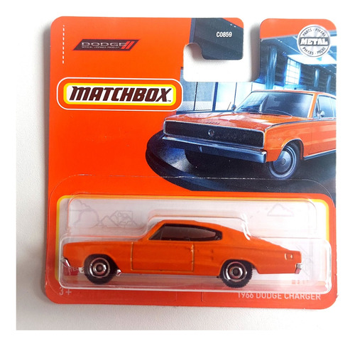 Auto Colección Matchbox Diecast  Dodge Charger 1966