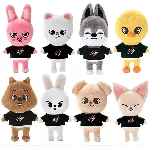 Niños Callejeros Szoo Stray Kids 8 Pieces Muñeco De Peluche