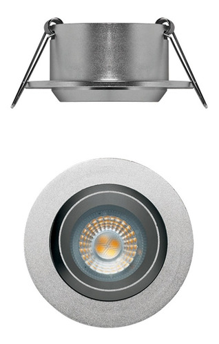 Luminario Spot Empotrable Plafón Base Para Foco Mr16 Th-1220 Illux