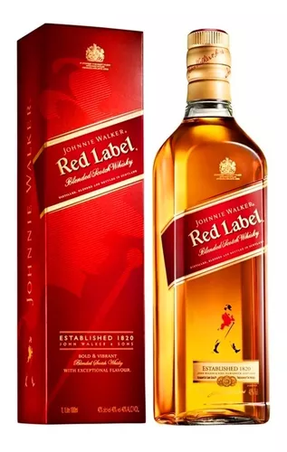 Kit Whisky JOHNNIE WALKER Song of Fire Garrafa 750ml 1un & Energético RED  BULL Frutas Tropicais 250ml 6un