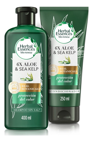 Shampoo Y Acondicionador Herbal Essences 6x Aloe & Sea Kelp