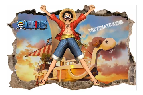  Adhesivos de pared de anime One Piece Monkey D. Luffy pegatinas  decorativa ideas de diseño para tu hogar u oficina Paredes extraíble de  vinilo Murales ec-1082 : Herramientas y Mejoras del