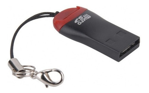 Imagen 4 de 5 de Adaptador Lector Usb De Memoria Micro Sd Sdhc Llavero
