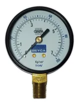 Comprar Manómetro 7 Kg\u002Fcm² 63 Mm Rosca 1\u002F4 Inferior Beyca Mm2-34 7