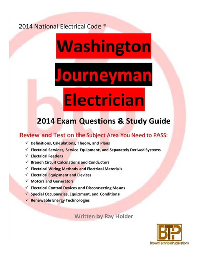 Libro: Washington 2014 Journeyman Electrician Study Guide