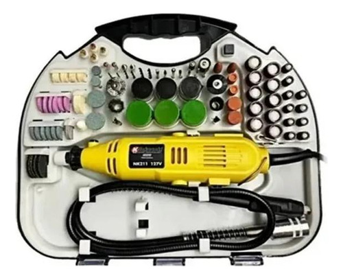 Kit Mini Retífica 220v 212 Acessórios - Resistente