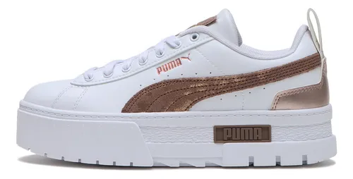 Tenis puma de piel mujer new arrivals