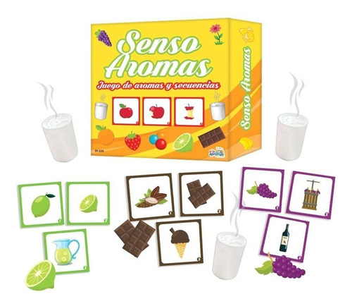Juguete Didactico Senso Aromas Juego Didactico Via Aprende