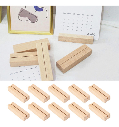 Tarjeteros De Madera, Soportes Para Números De Mesa, Pictu