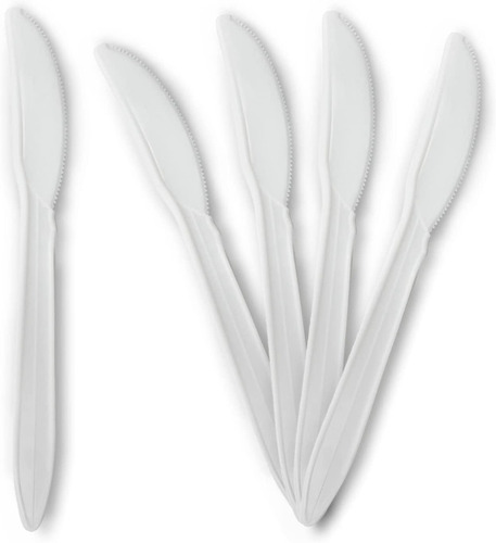 Cuchillos Plásticos Desechables X100 Unid