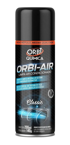 Higienizador De Ar Condicionado Orbi Air Orbi Química