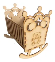 Comprar 15 Cunas Mecedoras Mdf Baby Shower  Dulcero Fiesta 