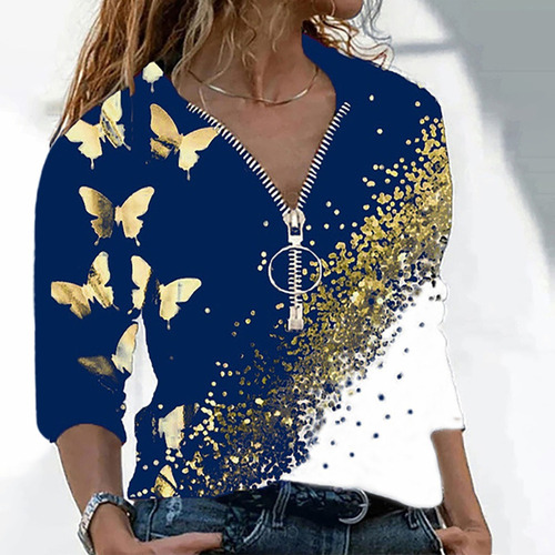 A Playera Tipo Top Para Mujer Con Estampado De Flores De