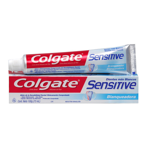 Imagen 2 de 7 de Pasta dental Colgate Sensitive Blanqueadora en crema 100 g