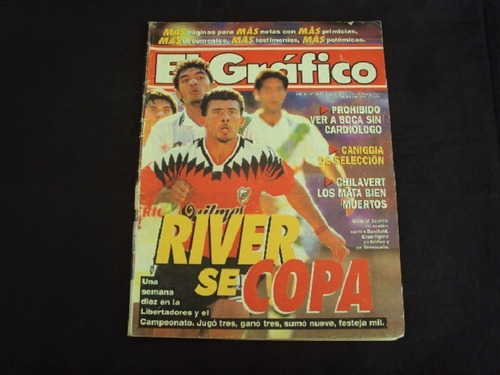 Revista El Grafico # 3991 - Tapa River (cedres)
