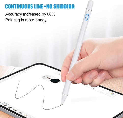 Imagen 3 de 6 de Lápiz Pencil Evotec Et-p1 Para Tablet iPad Samsung Huawei