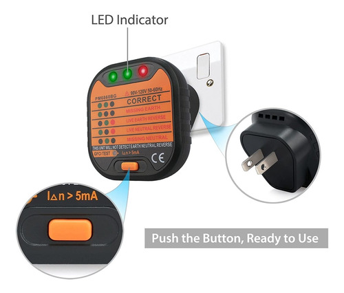 Test Kit Eléctrico Con Mini Multímetro Digital  12v A 1000v