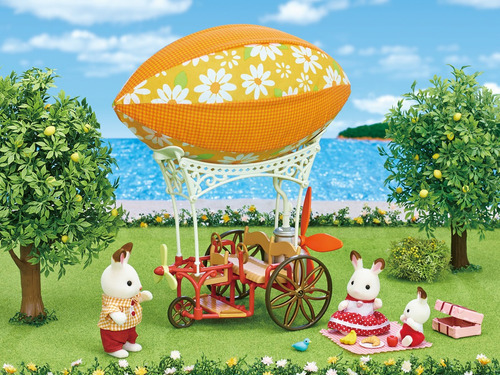 Sylvanian Families Bicicleta Globo Aerostatico Juguete Niños