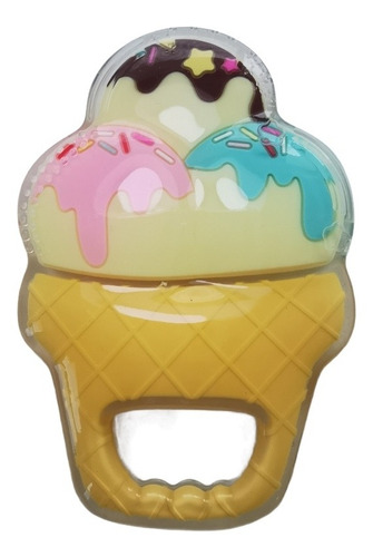 Imagen 1 de 1 de Mordedera Para Bebé Silicón De Grado Alimenticio Helado