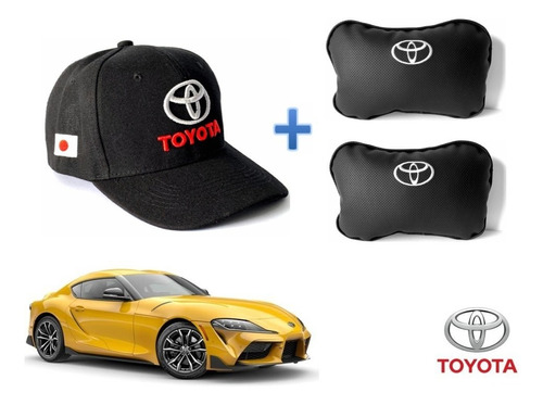 Gorra Bordada + Par Cojines Asiento Toyota Supra 2021 A 2023