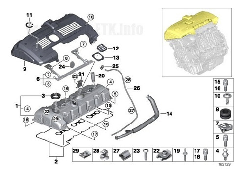 Juntas Tapa Punterias Bmw E86 Z4 Coupe 3.0si 06-08 3.0l