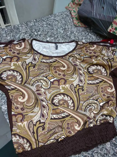 Bella Blusa De Dama Talla Xl